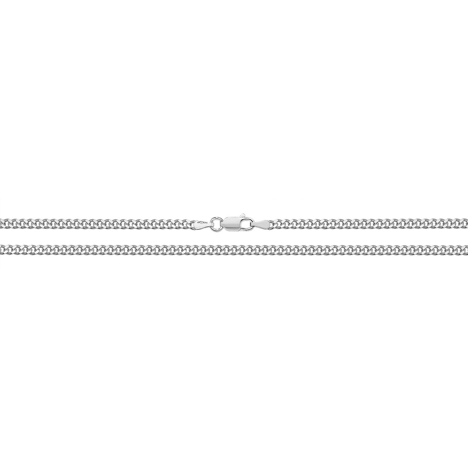 SILVER CLOSE CURB CHAIN