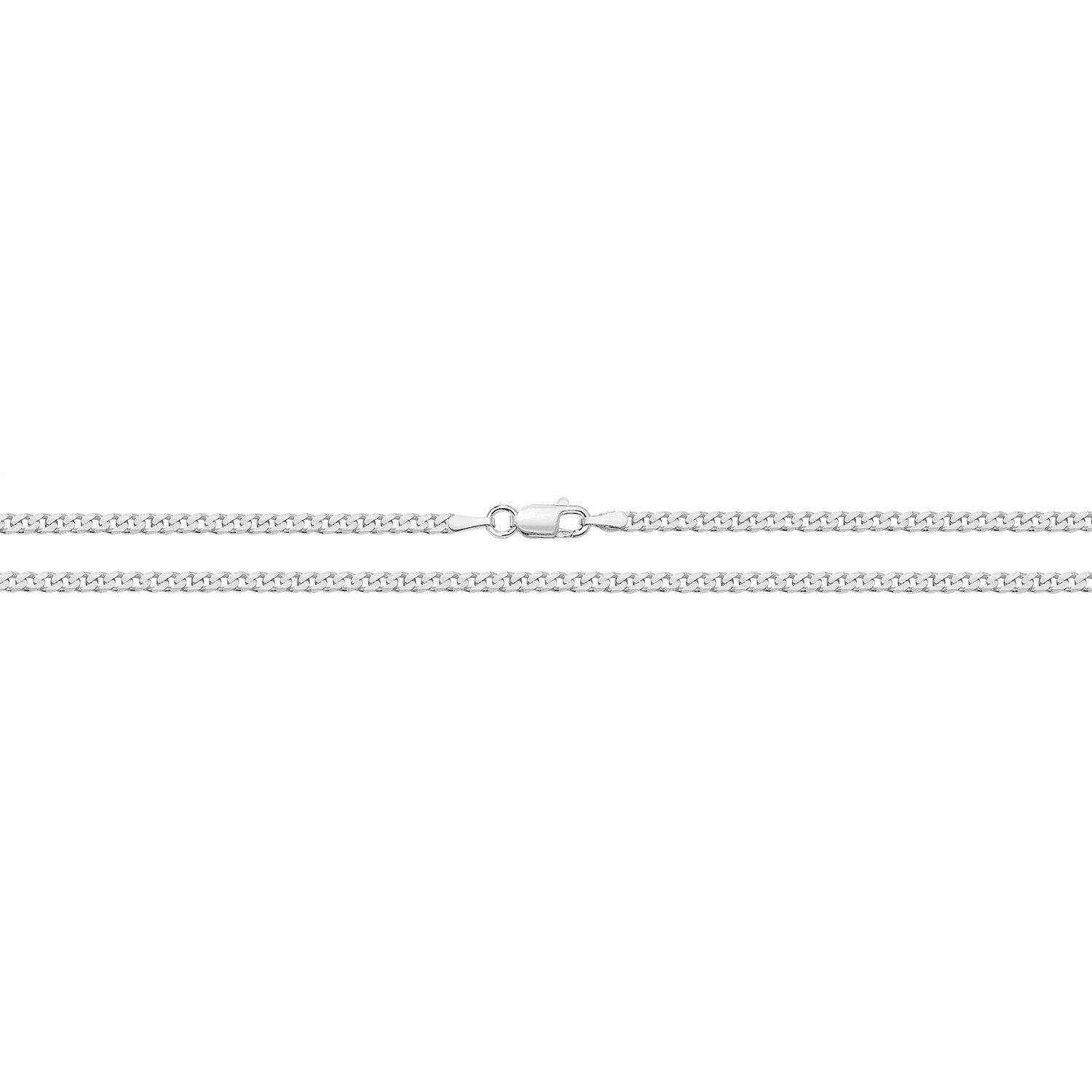 SILVER LIGHT CURB CHAIN
