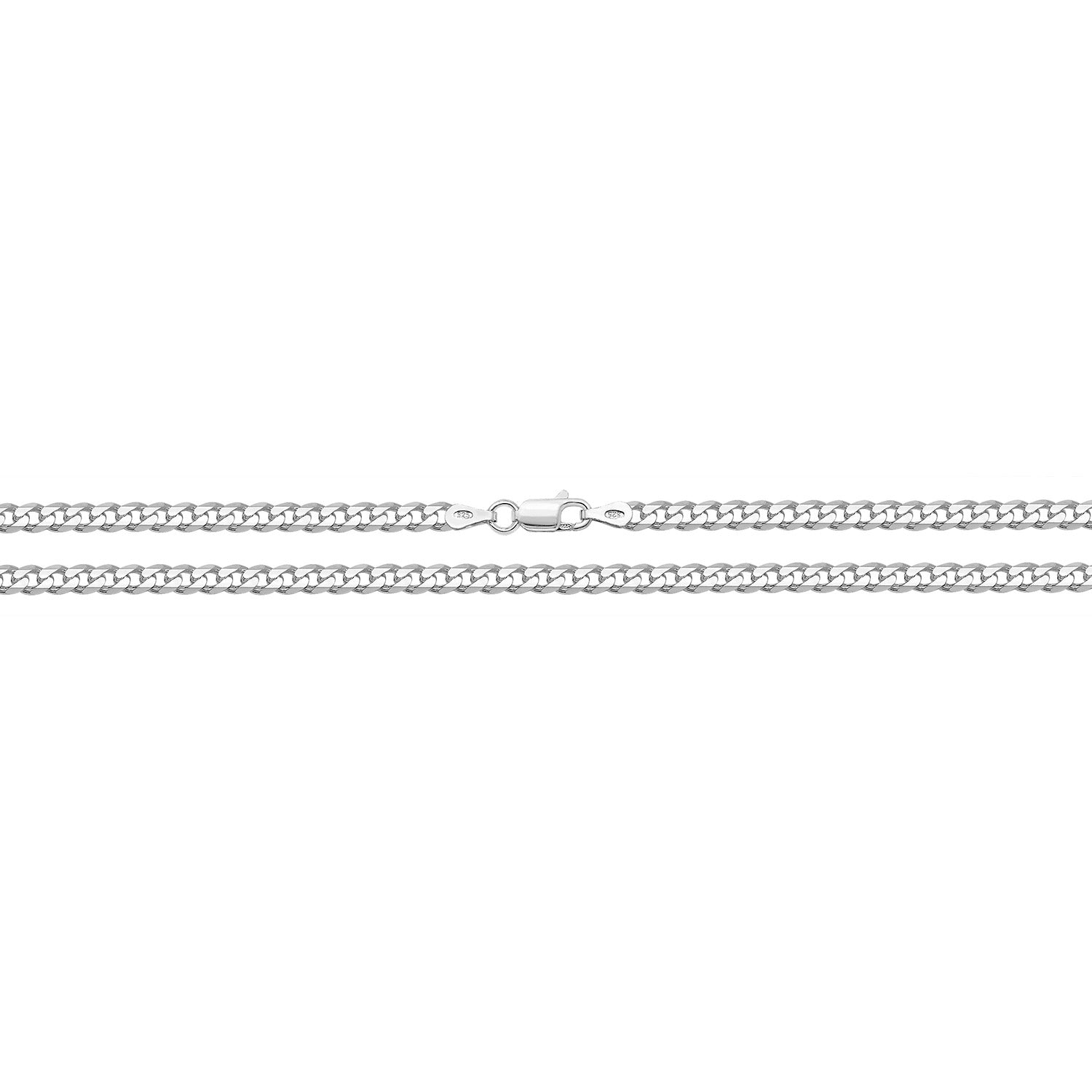 SILVER LIGHT CURB CHAIN