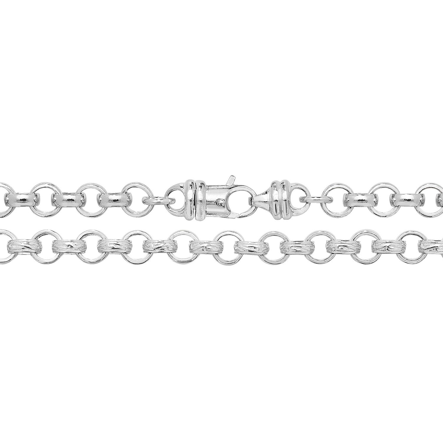 SILVER ROUND BELCHER CHAIN