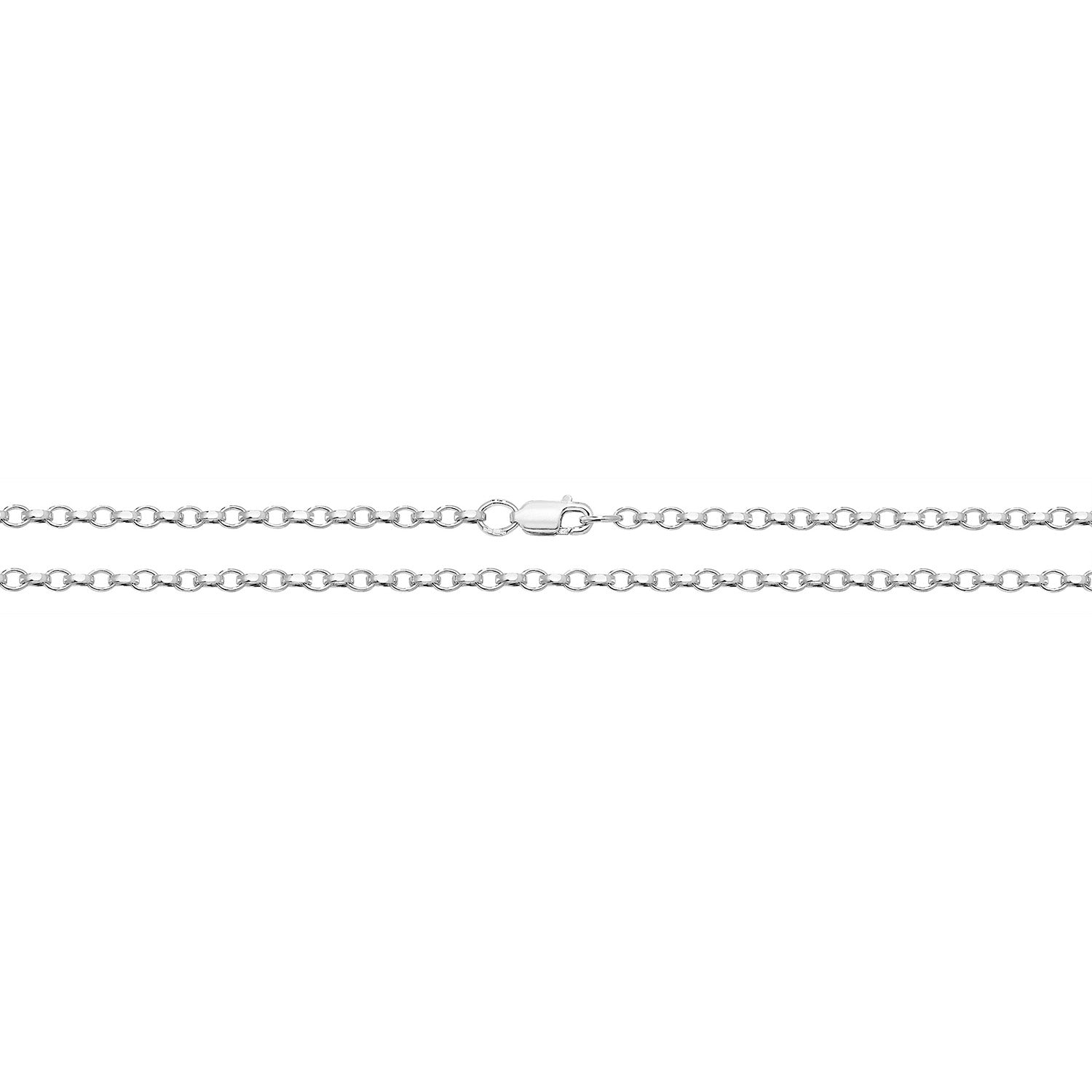 SILVER FACETED BELCHER CHAIN