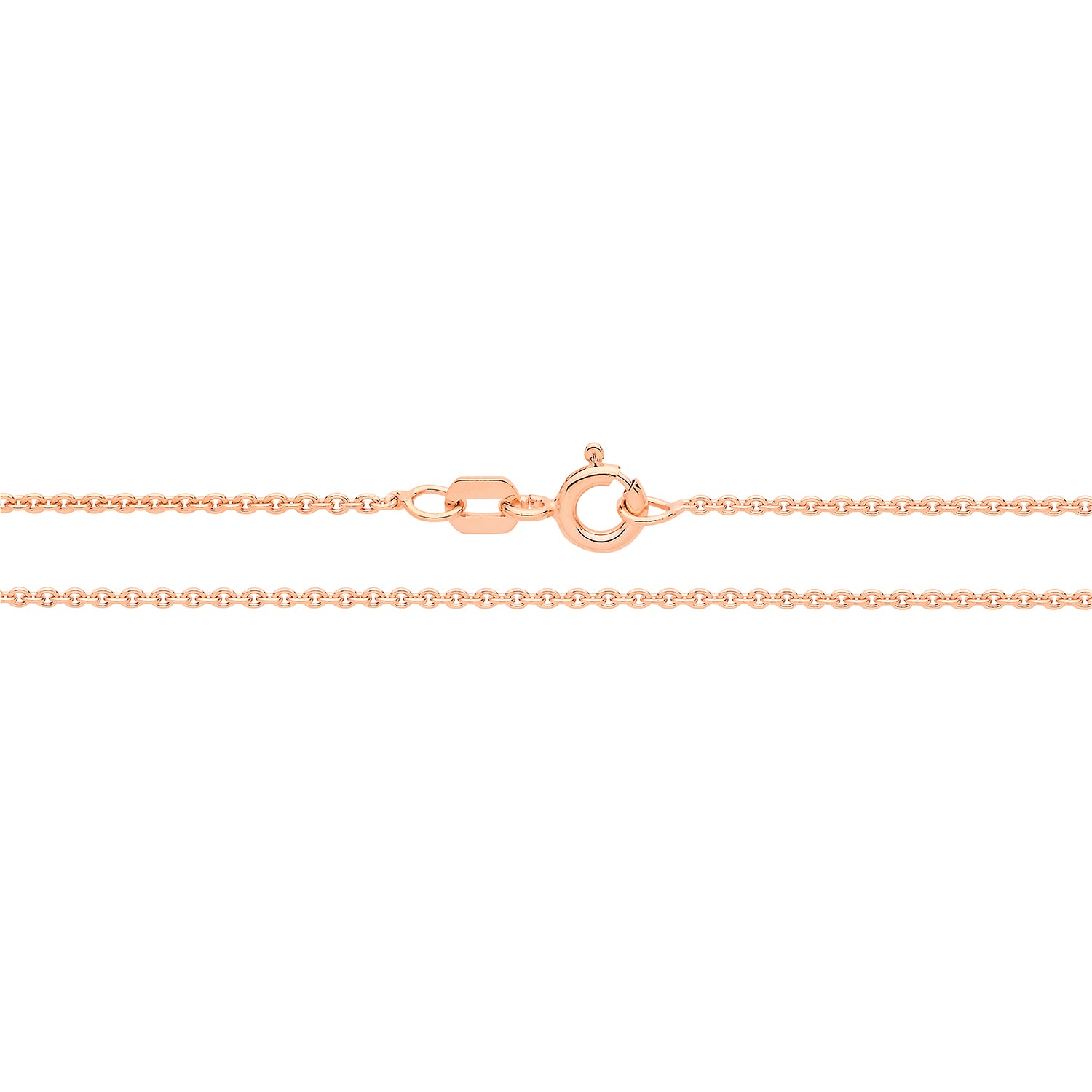 SILVER RHODIUM PLATED ROUND ROLO CHAIN