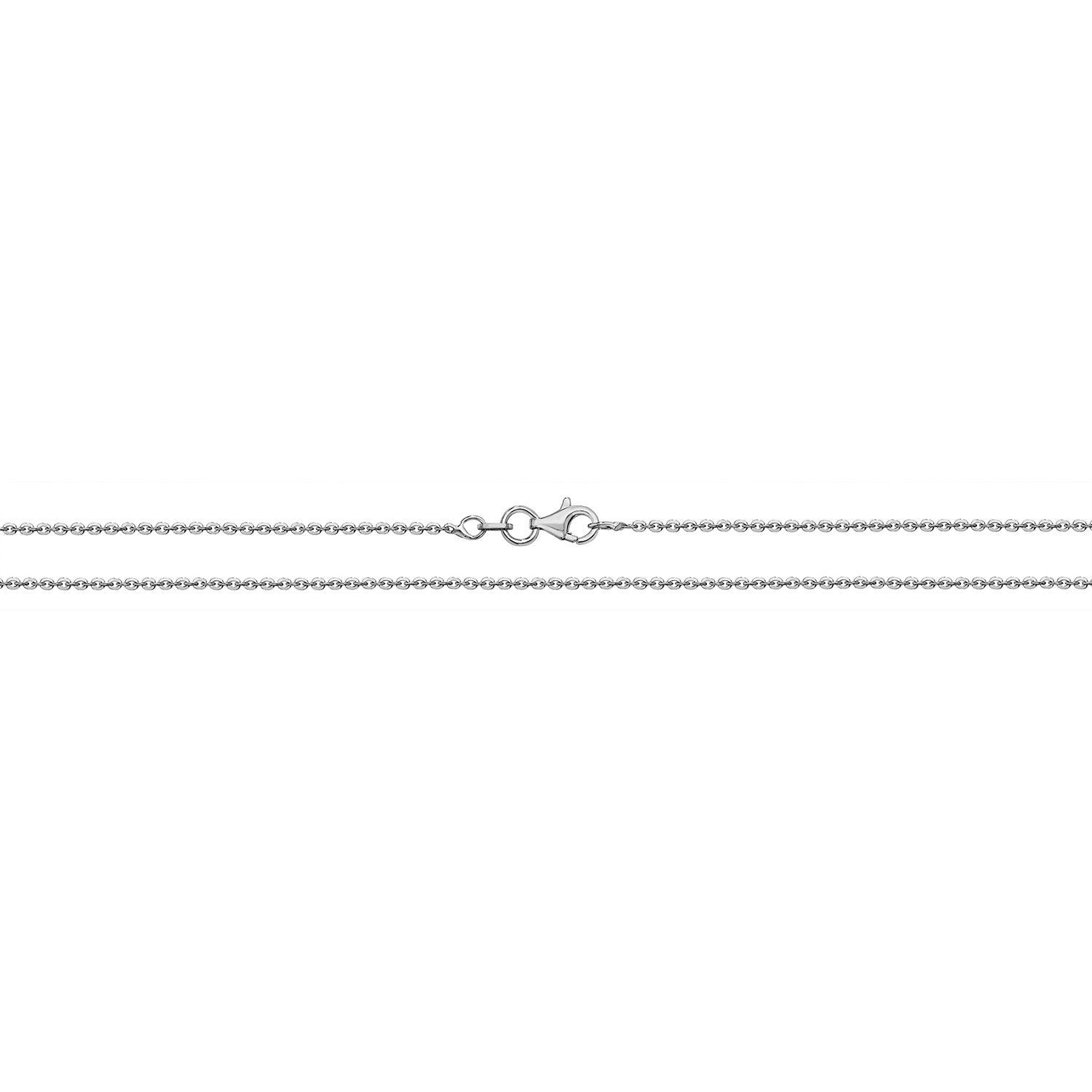 SILVER SPARKLING ROLO CHAIN