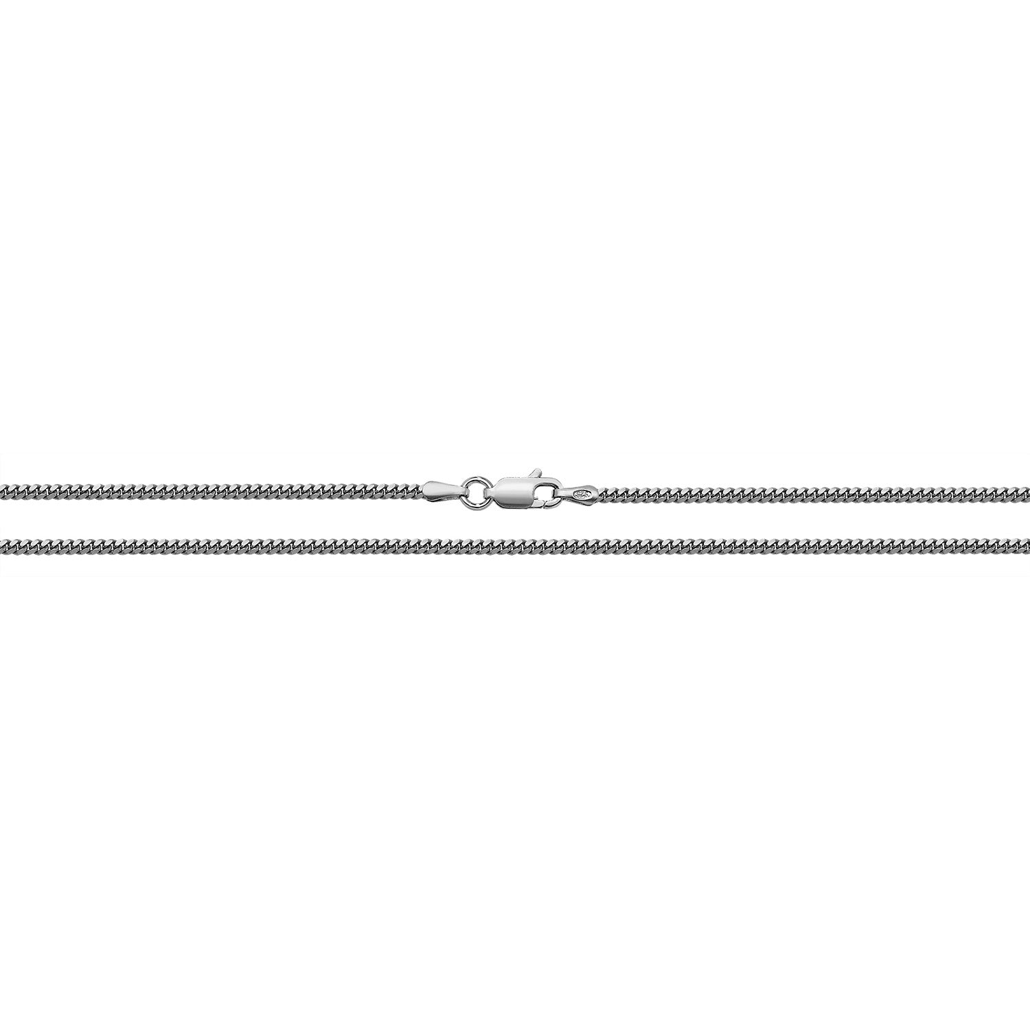 SILVER BOMBE CURB CHAIN