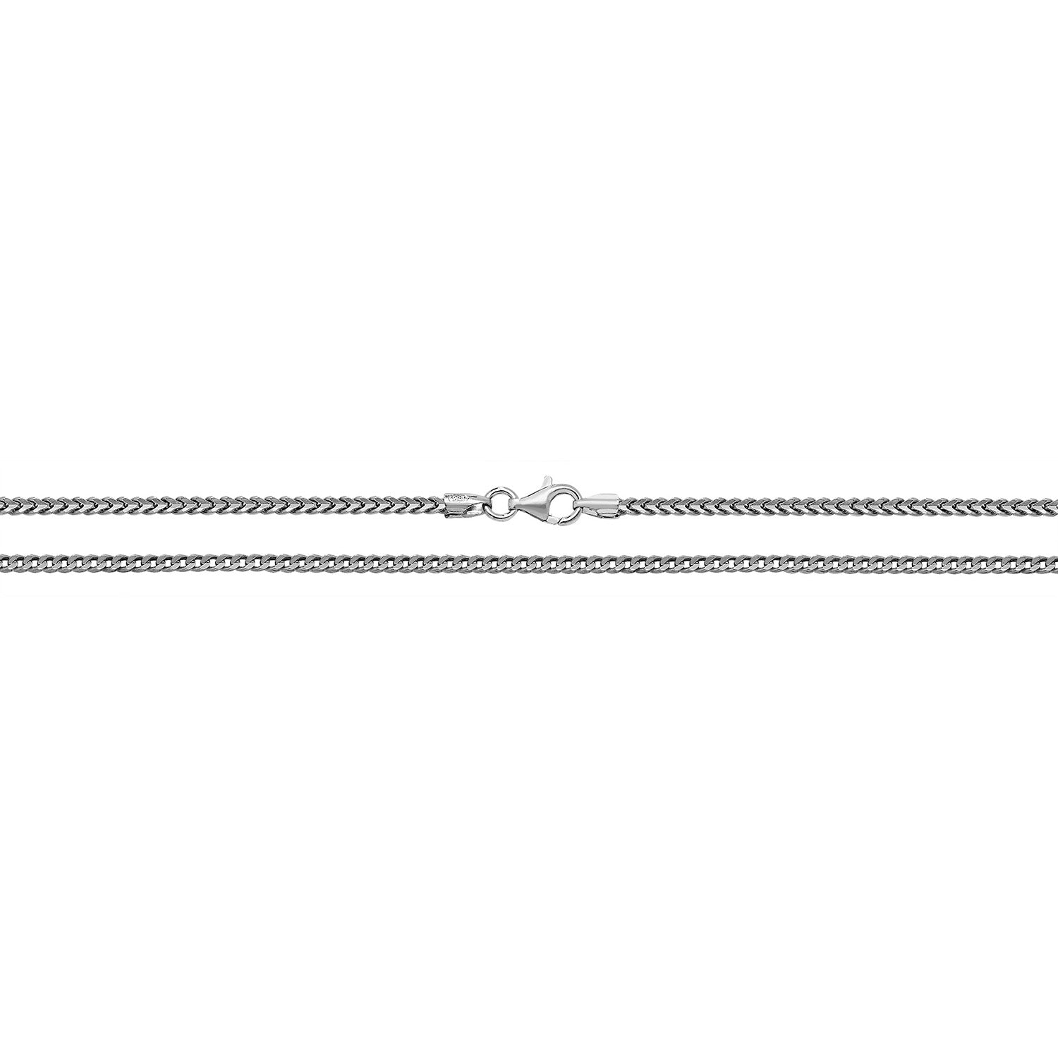 SILVER V CUT FRANCO CHAIN