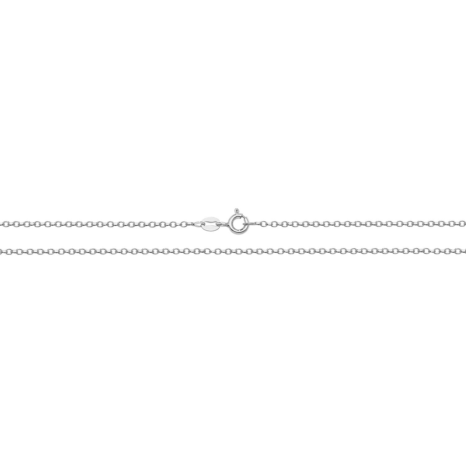 SILVER FACETED BELCHER CHAIN