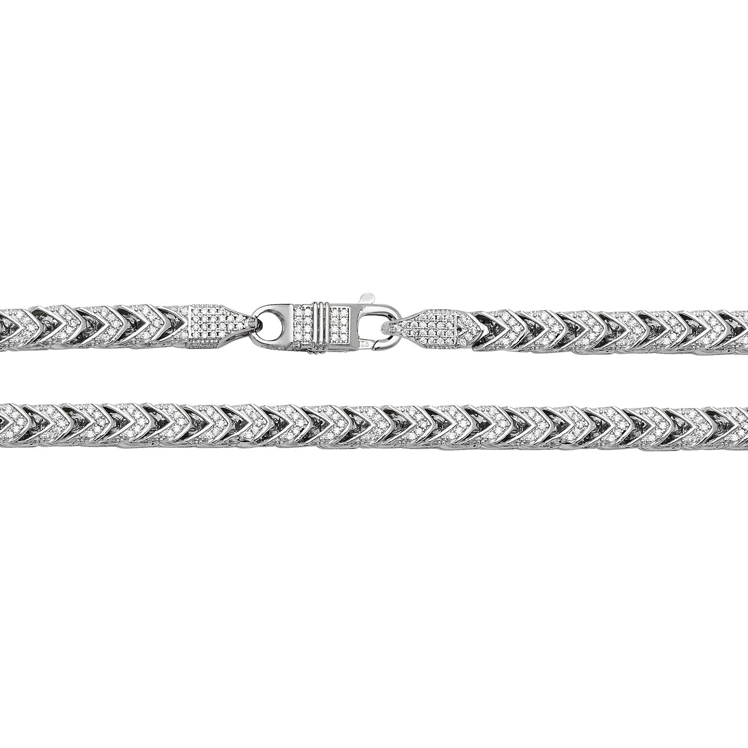 SILVER CZ CHAIN