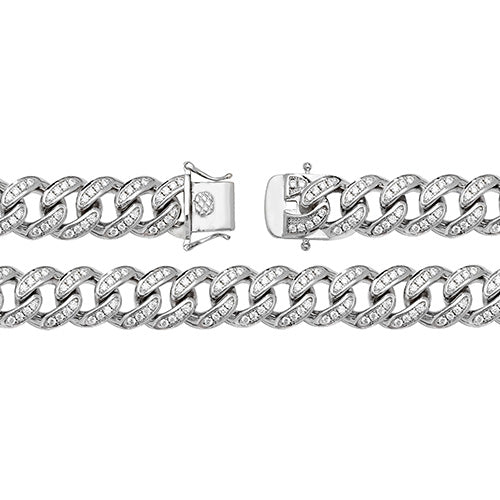 SILVER CZ CHAIN