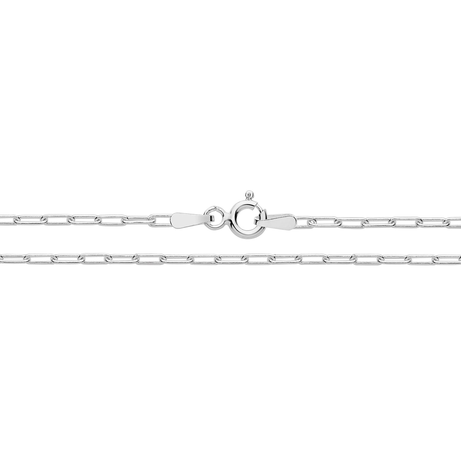 SILVER PAPER CLIP CHAIN