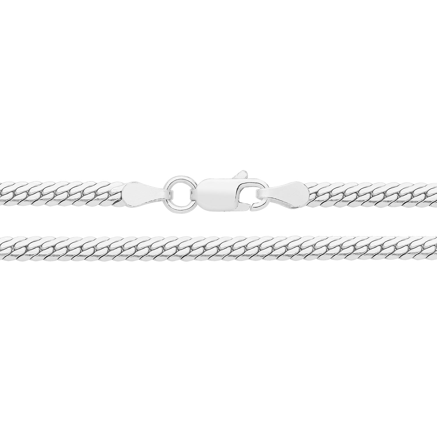 SILVER D SHAPE SNAKE