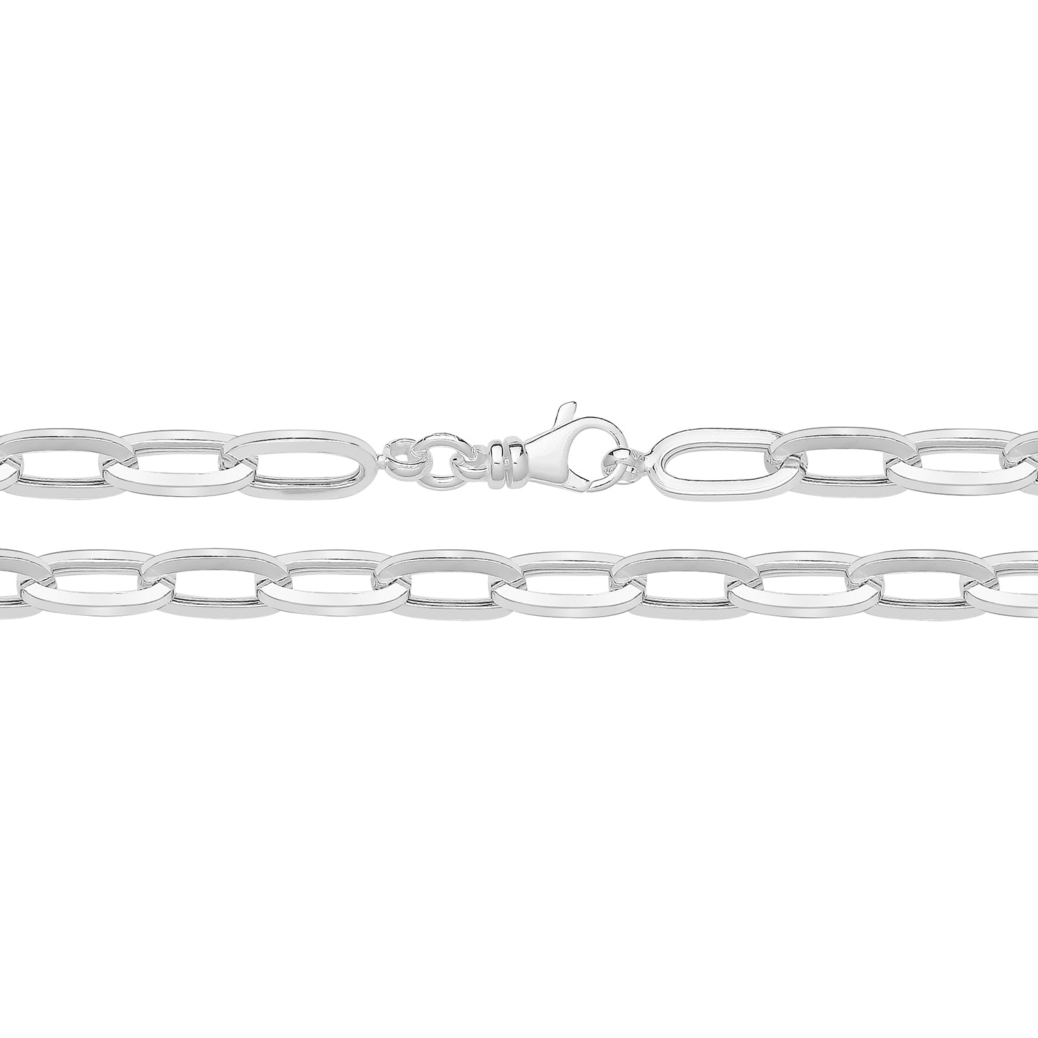 SILVER PAPER LINK CHAIN