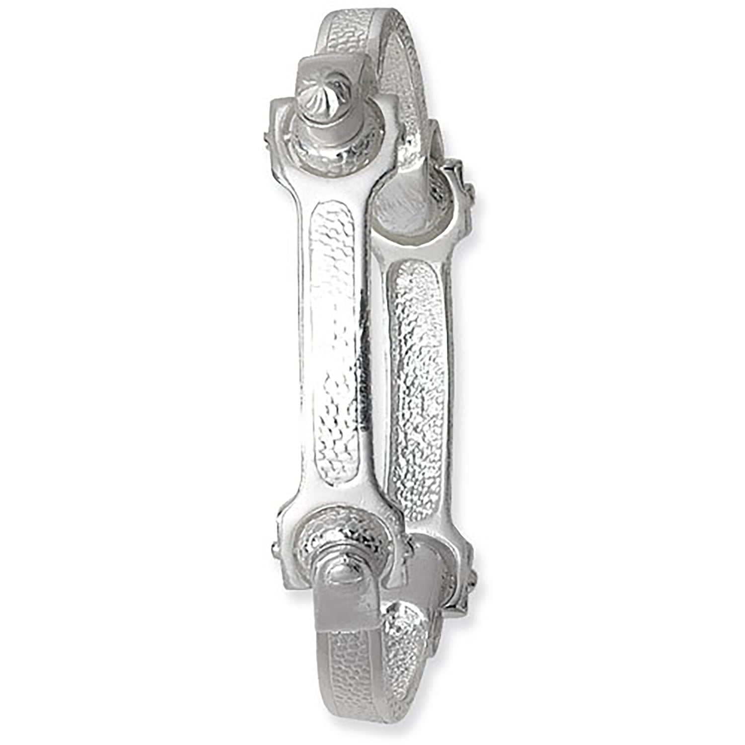 SILVER GENTS' SPANNER BANGLE