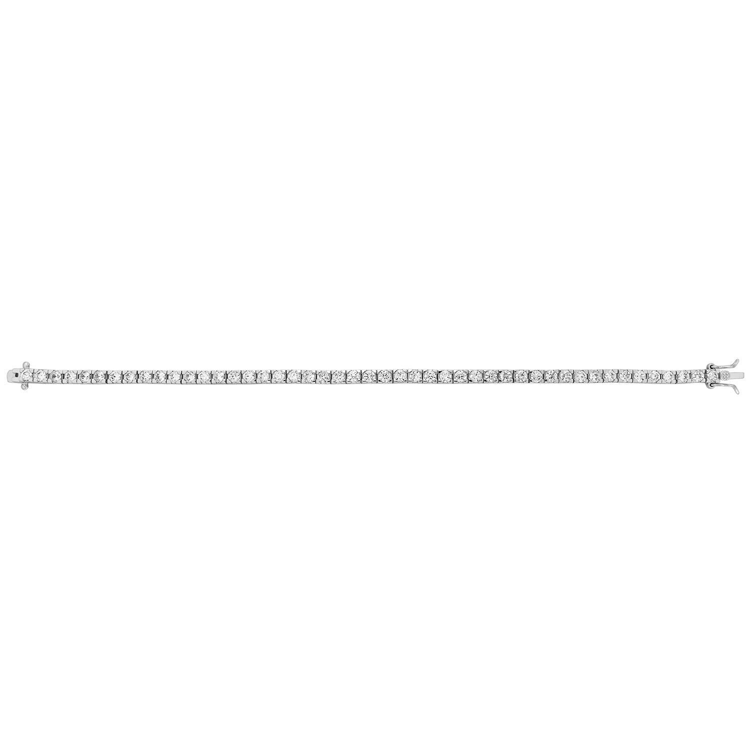 SILVER CZ TENNIS BRACELET