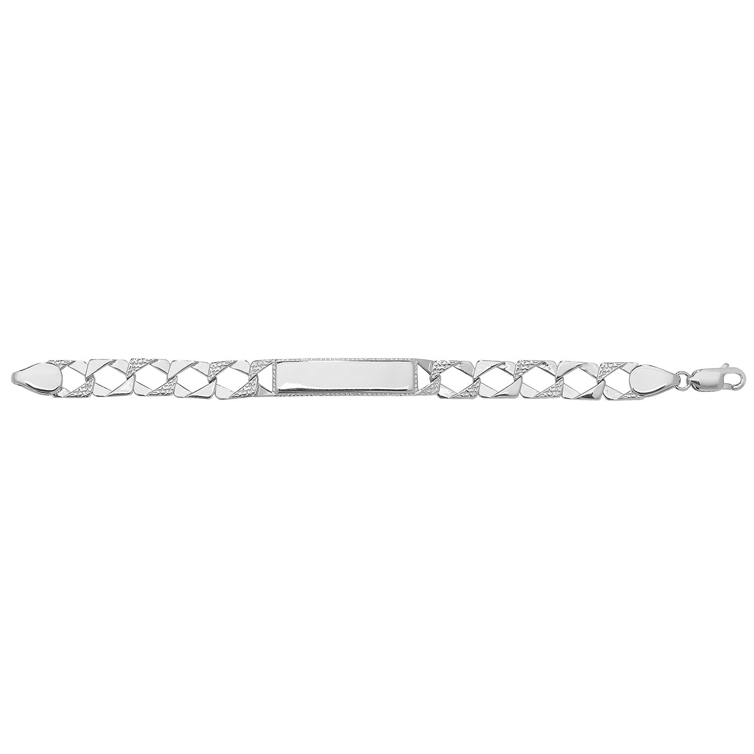 SILVER BABIES' CAST ID BRACELET