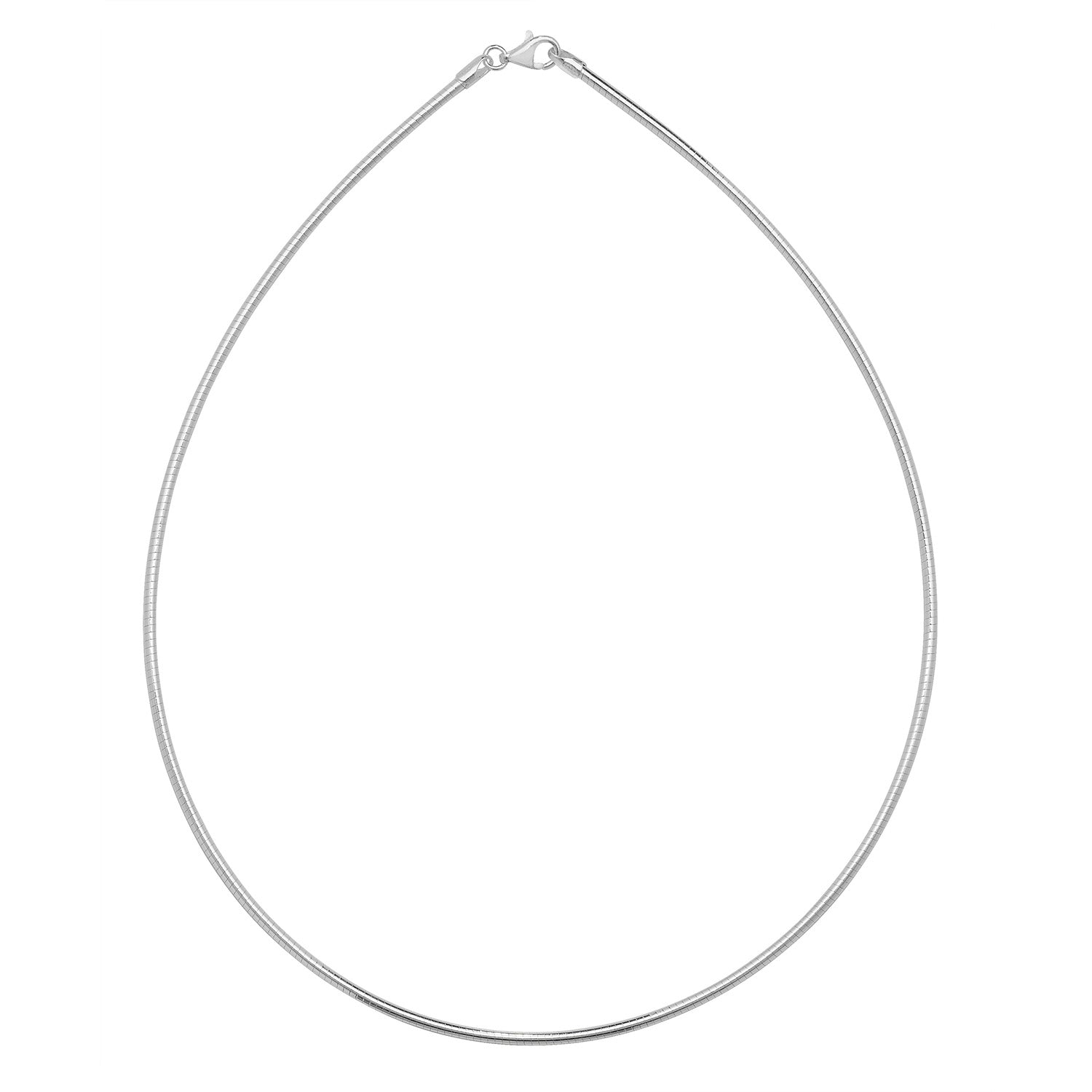 SILVER OMEGA NECKLET