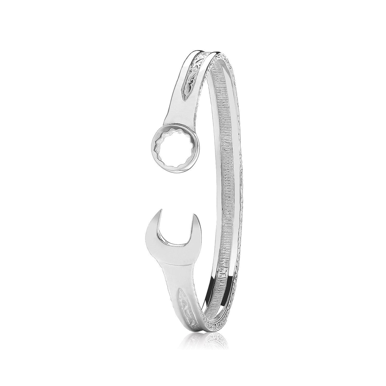 SILVER SPANER BANGLE