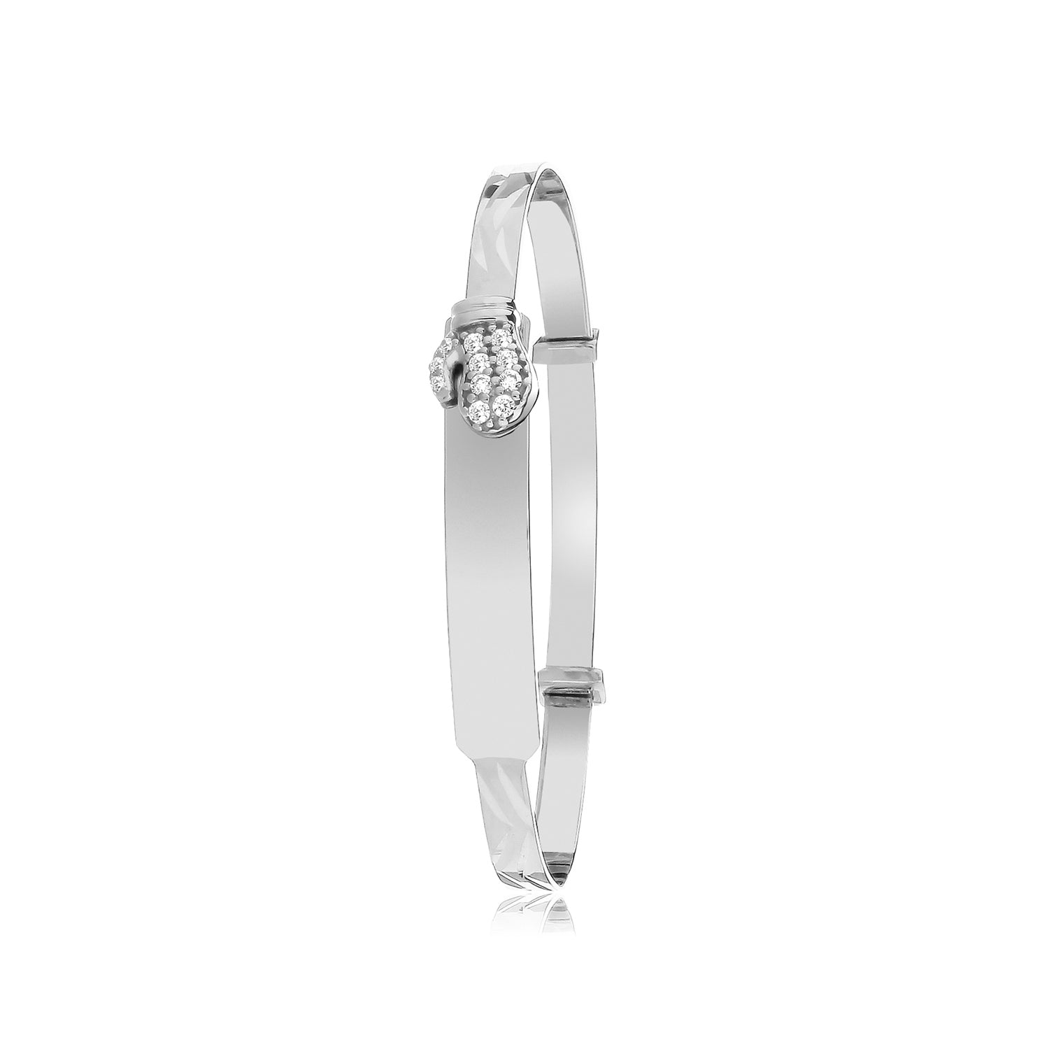 SILVER BABIES' EXPANDING BANGLE