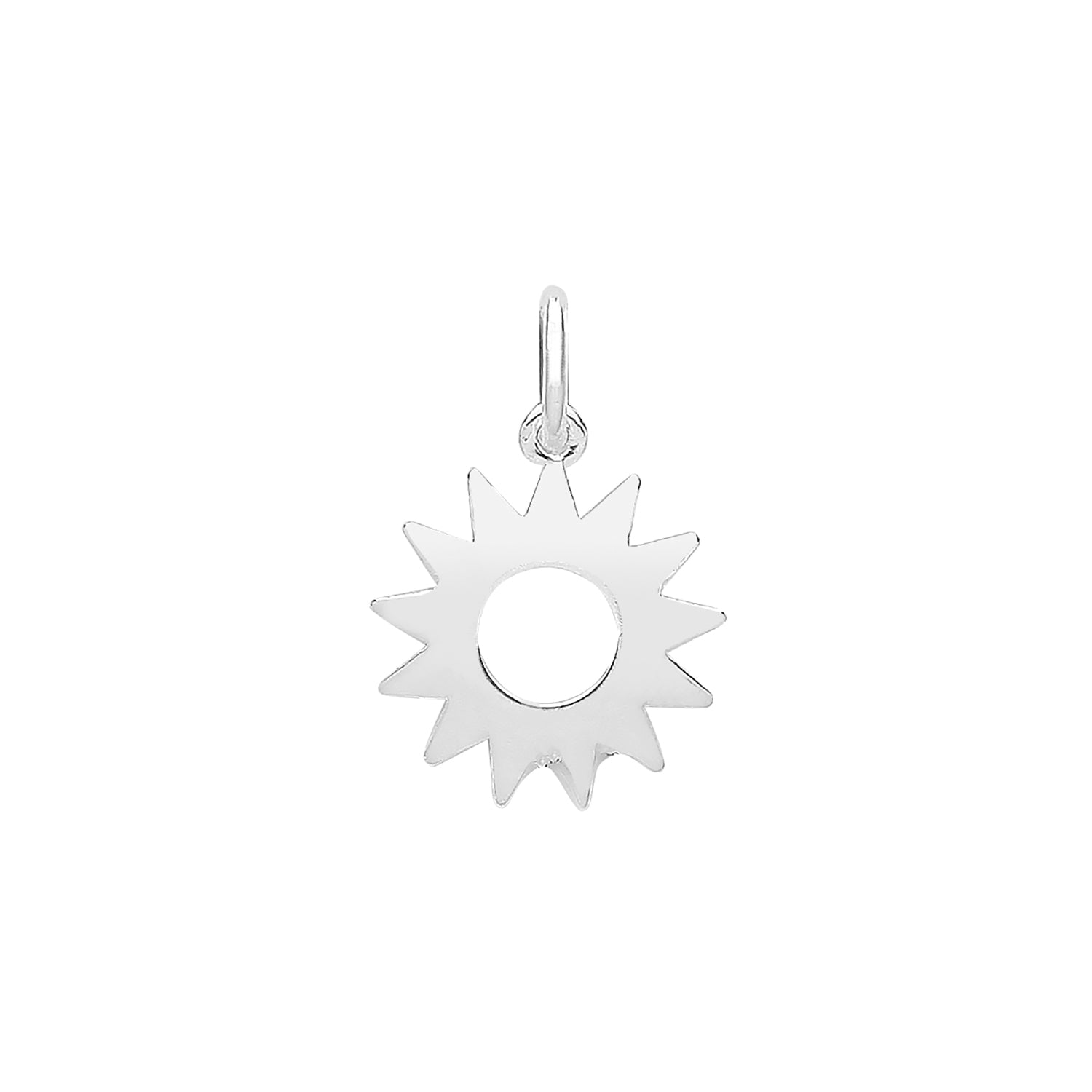 SILVER SUN PENDANT
