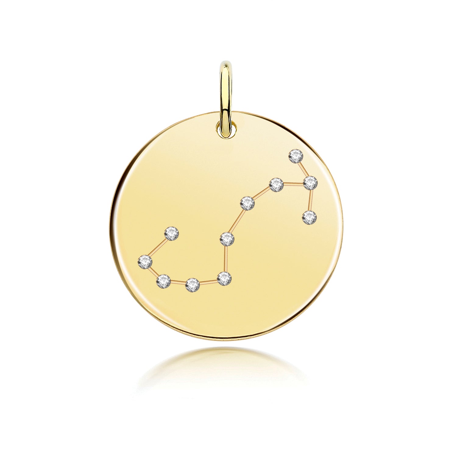 SILVER GOLD PLATED ZODIAC CONSTELLATION SCORPIO