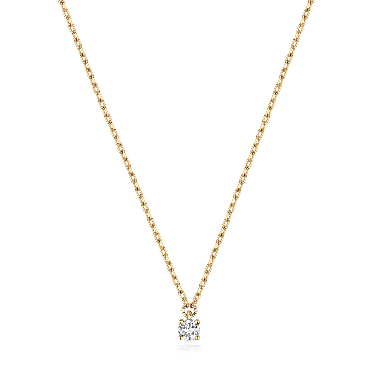 DIAMOND NECKLACE IN 9CT GOLD