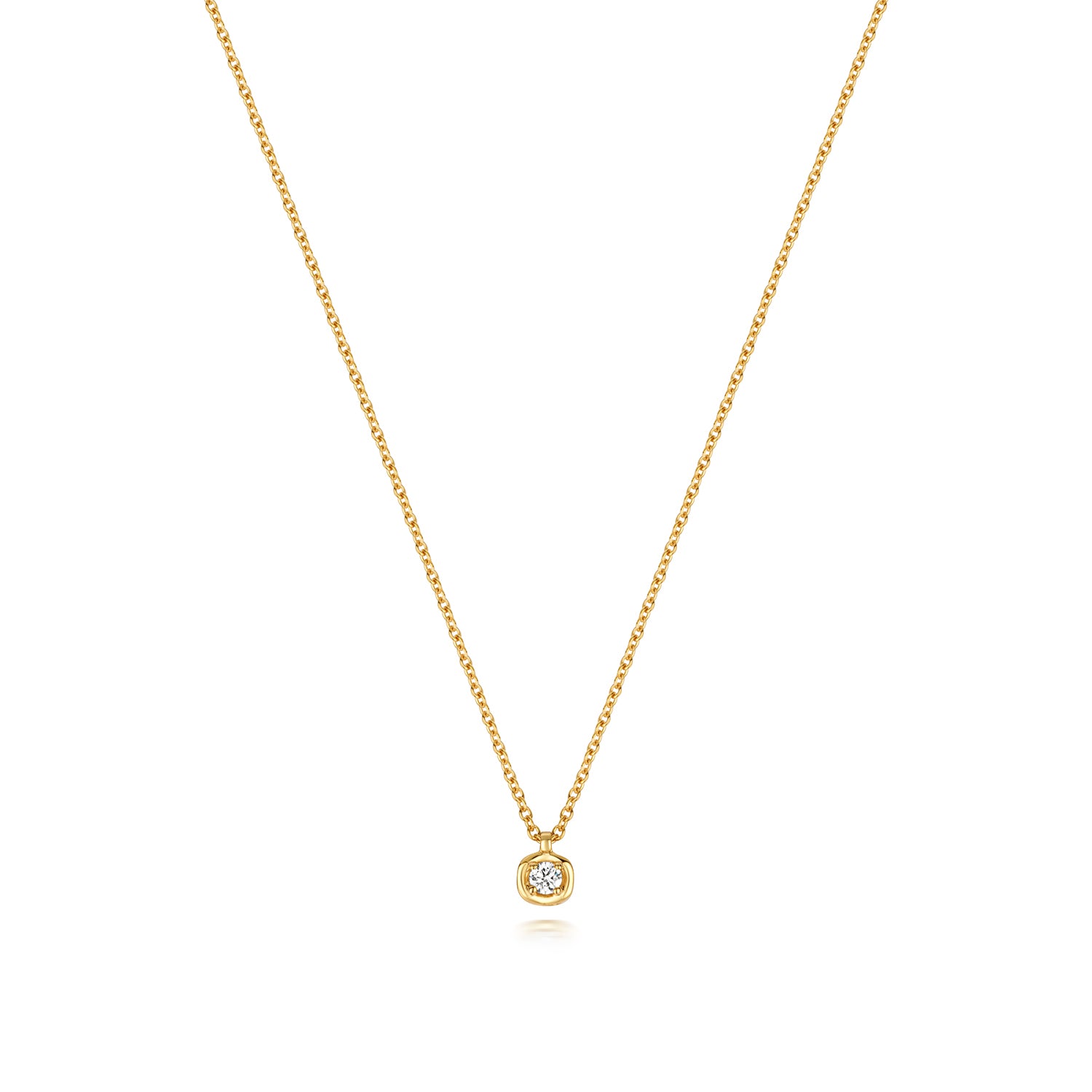 DIAMOND NECKLACE IN 9CT GOLD