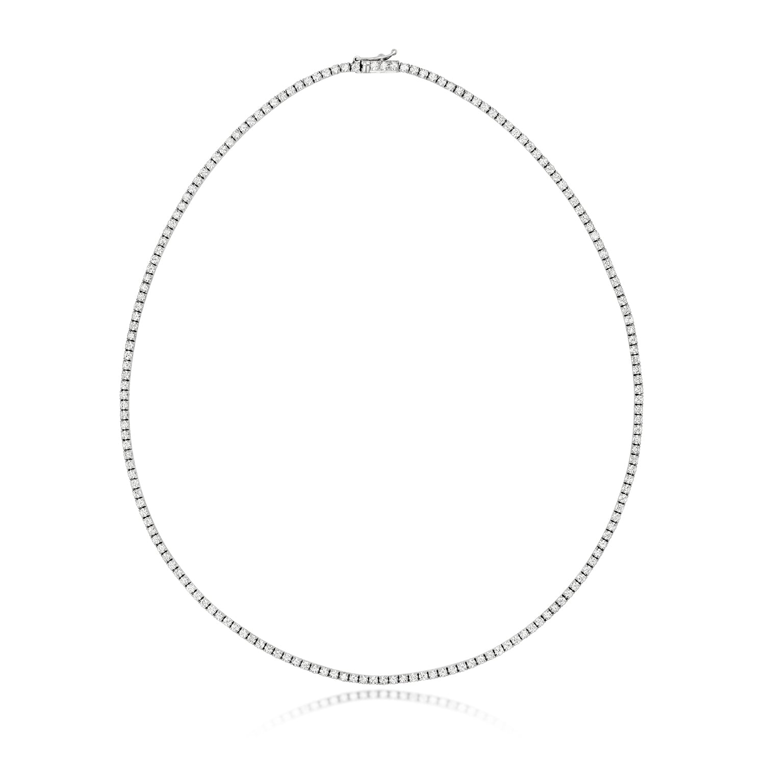 DIAMOND NECKLACE IN 18CT WHITE GOLD