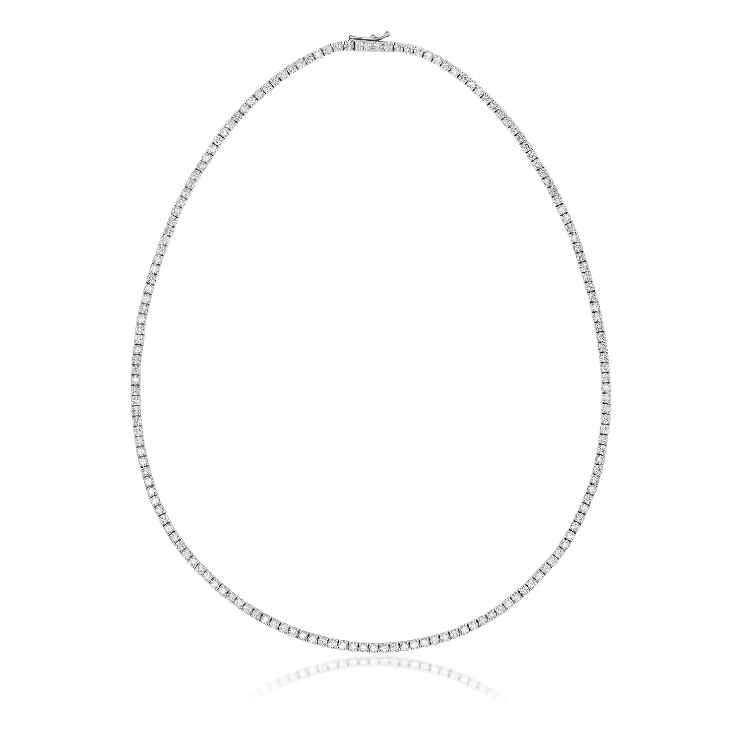 DIAMOND NECKLACE IN 18CT WHITE GOLD
