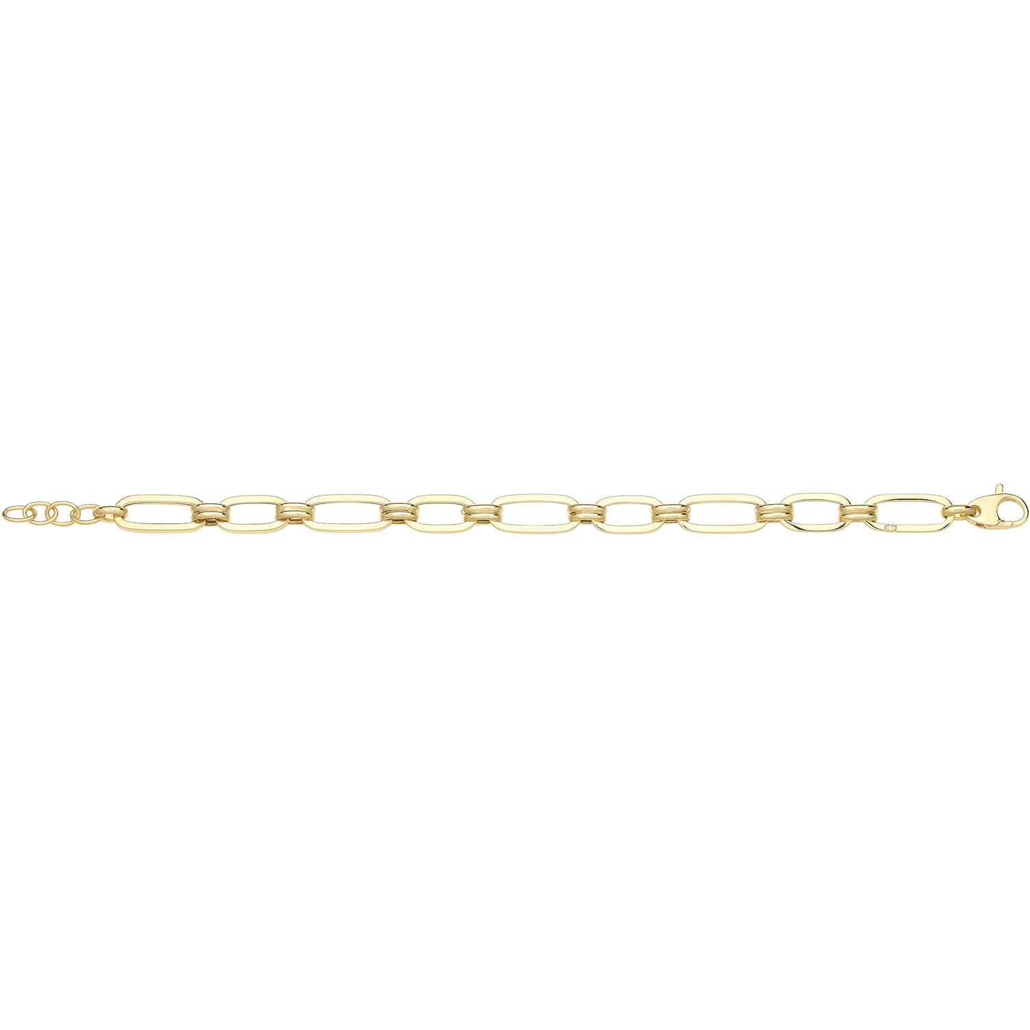 9CT GOLD HOLLOW BRACELET