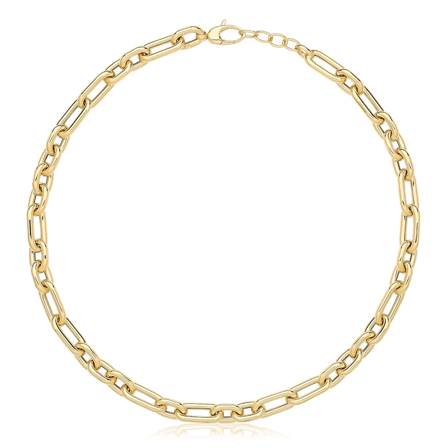 9CT GOLD HOLLOW NECKLACE