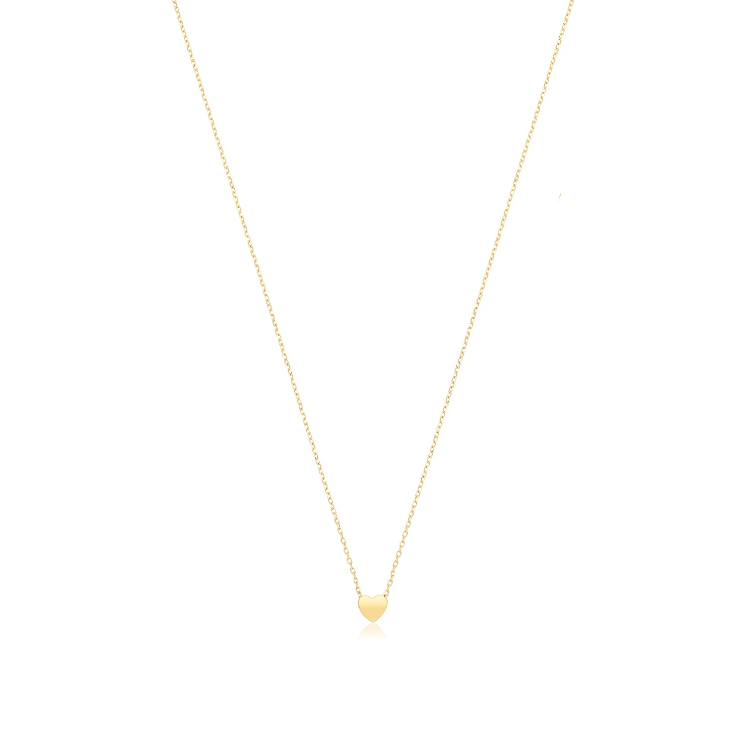 9CT GOLD HEART NECKLACE
