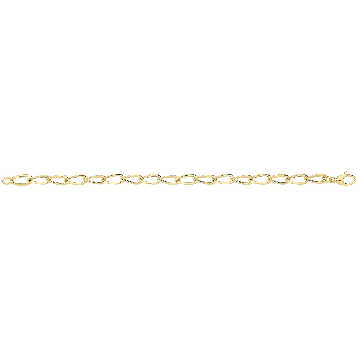 9CT GOLD HOLLOW BRACELET