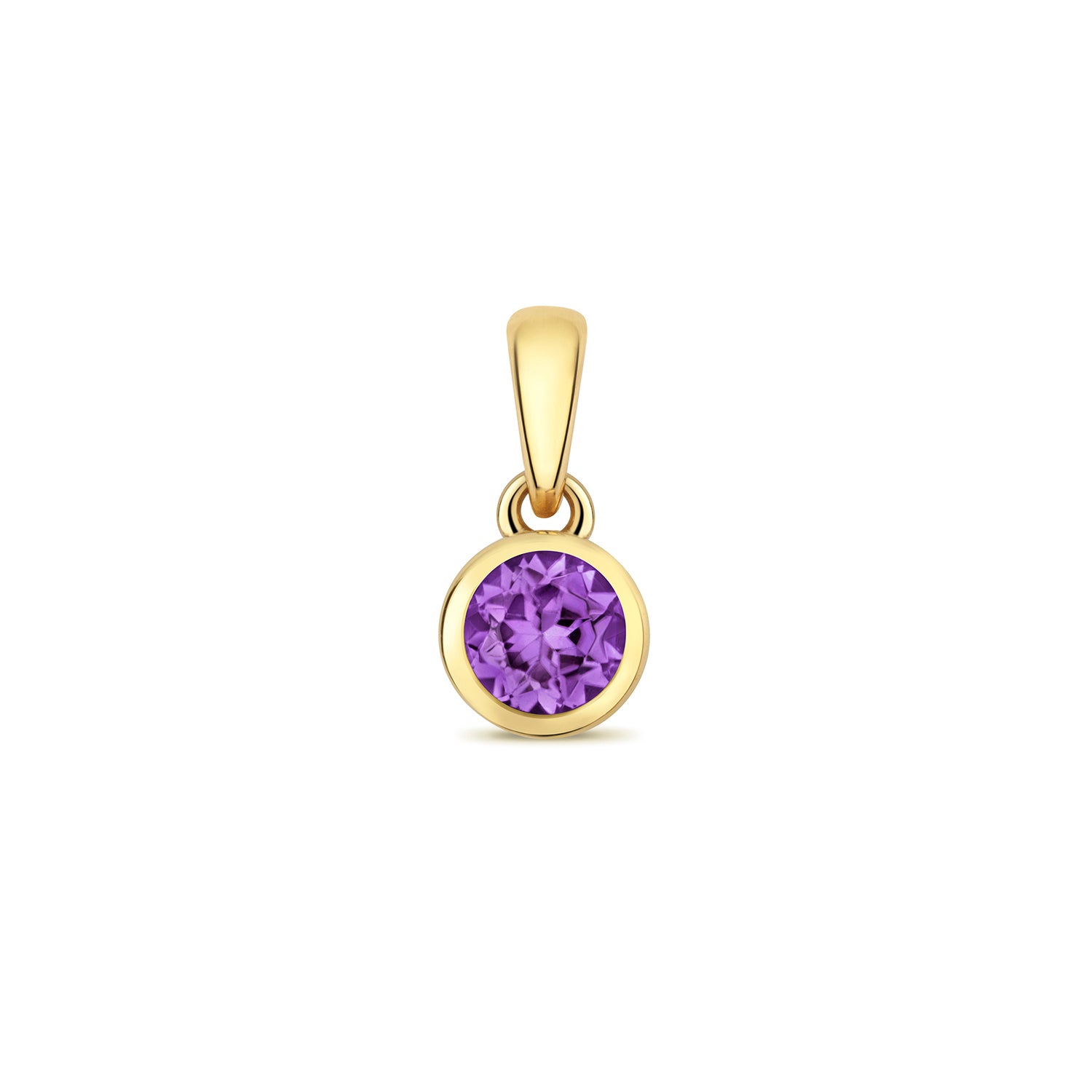 AMETHYST RUBOVER PENDANT IN 9CT GOLD