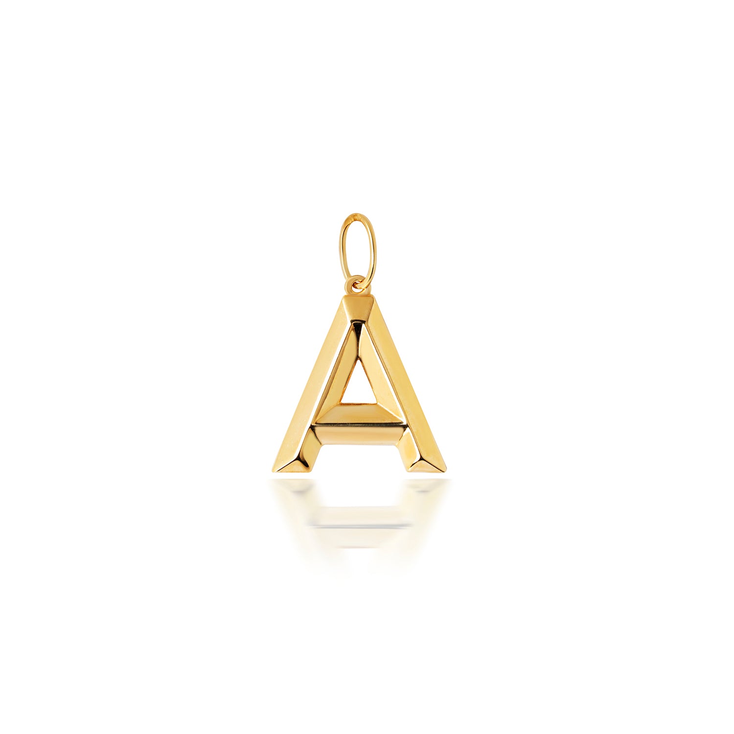 9CT GOLD INITIAL PENDANT