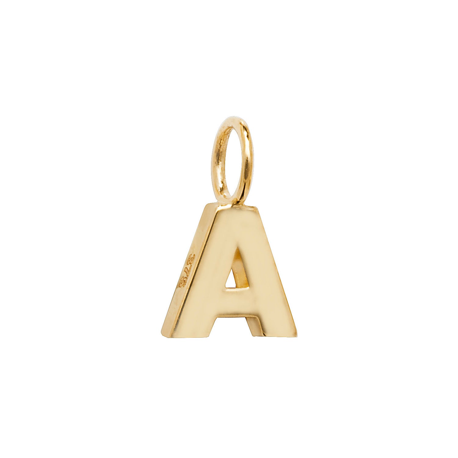 9CT GOLD INITIAL PENDANT