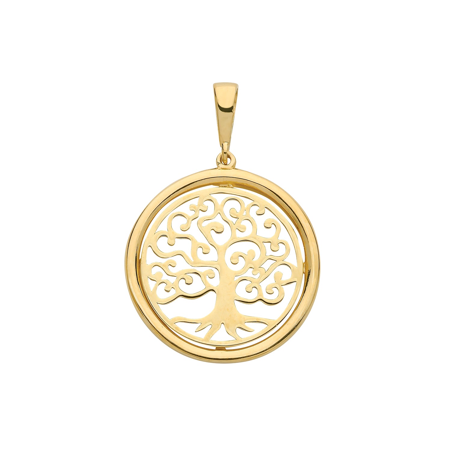 9CT GOLD TREE OF LIFE PENDANT