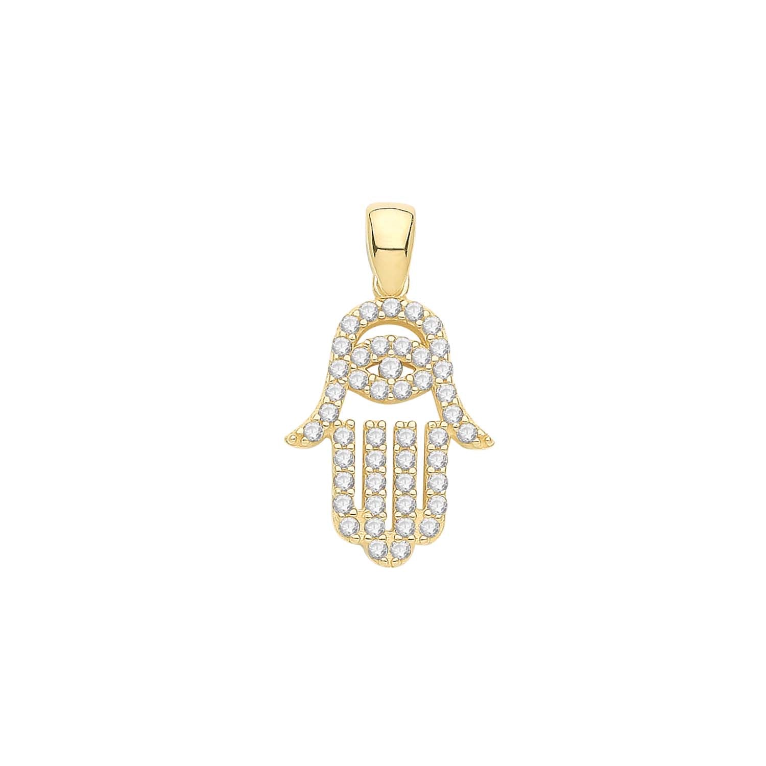 9CT GOLD HAMSA PENDANT