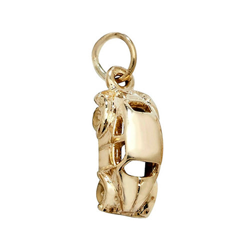 9CT GOLD BEETLE PENDANT