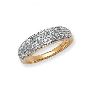 DIAMOND BAND IN 9CT GOLD