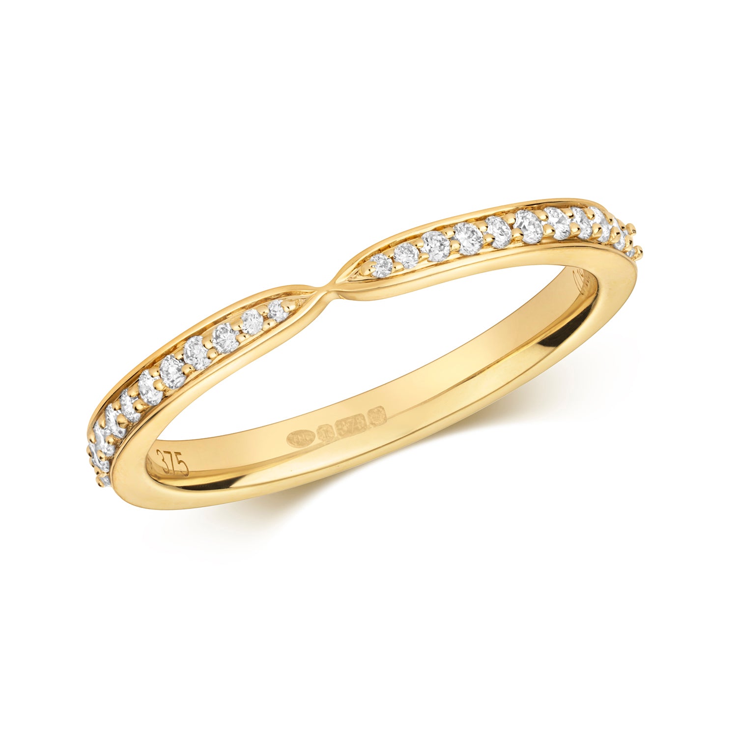 DIAMOND RING IN 9CT GOLD