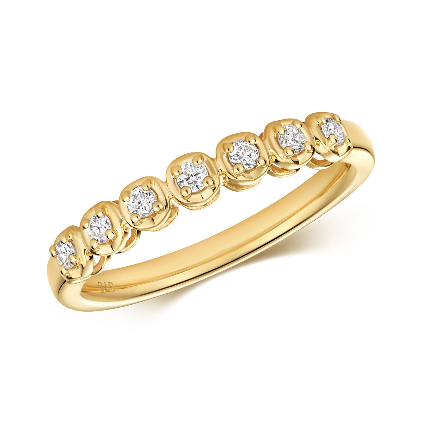 DIAMOND RING IN 9CT GOLD