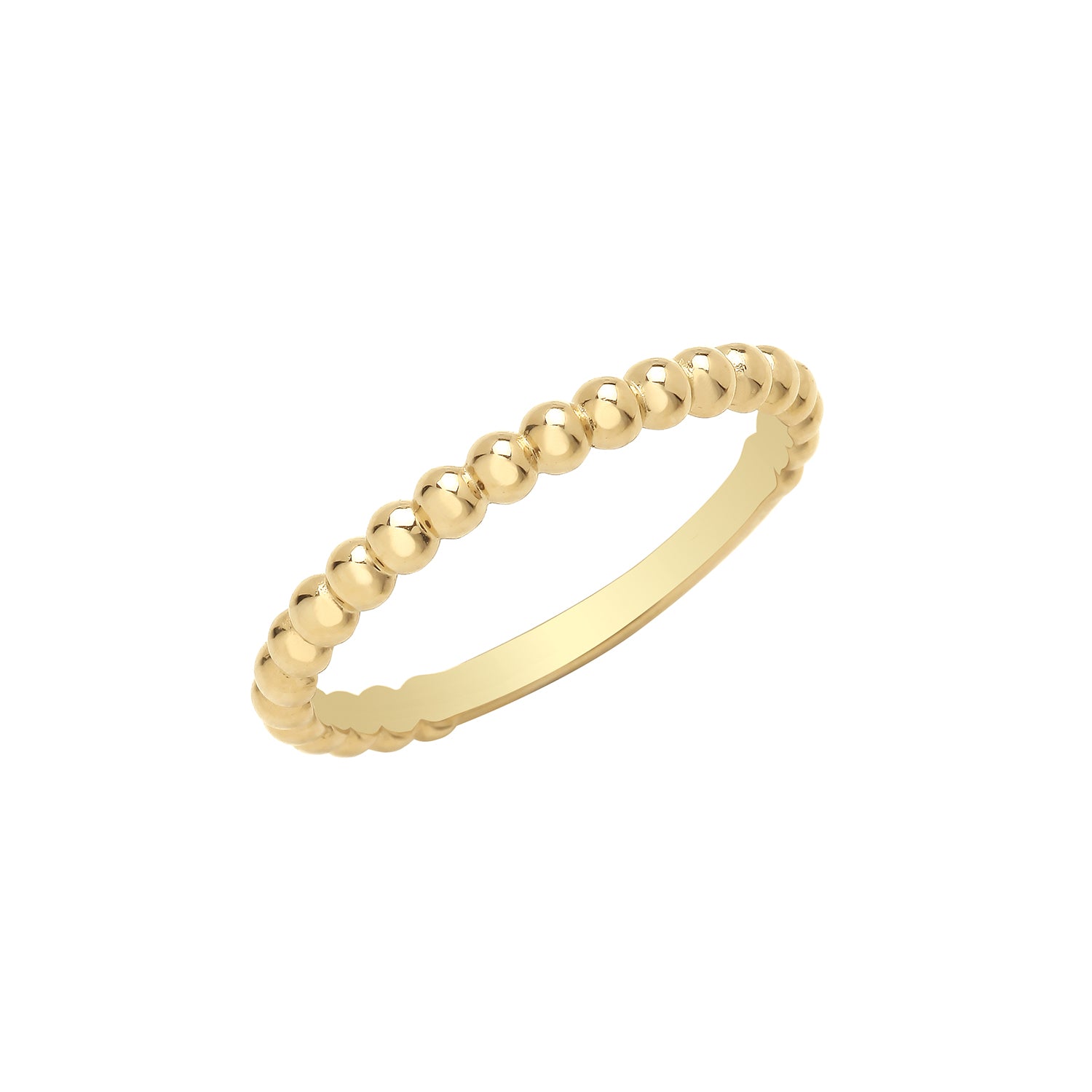 9CT GOLD BOBBLE RING