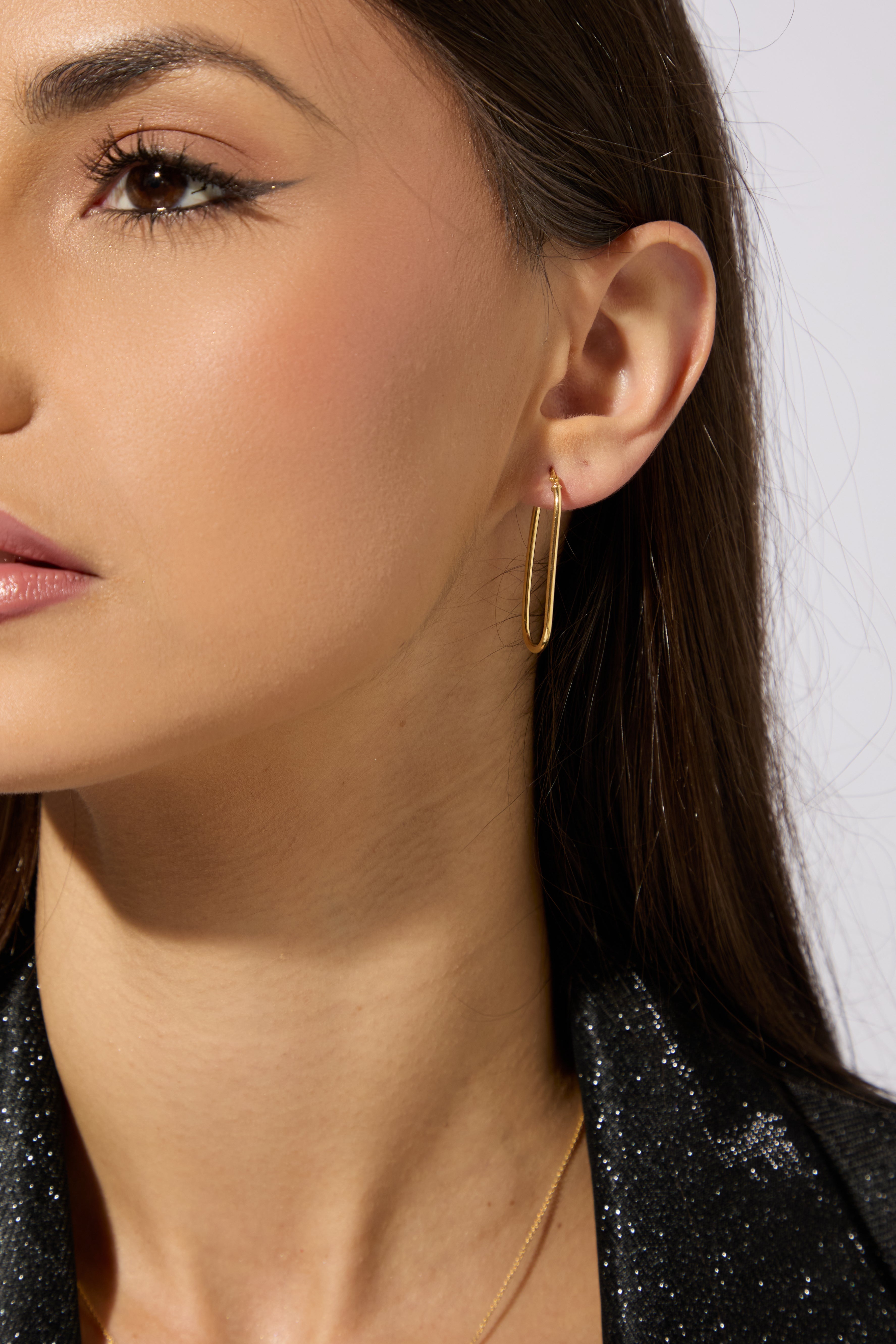 9ct Yellow Shaped Earrings