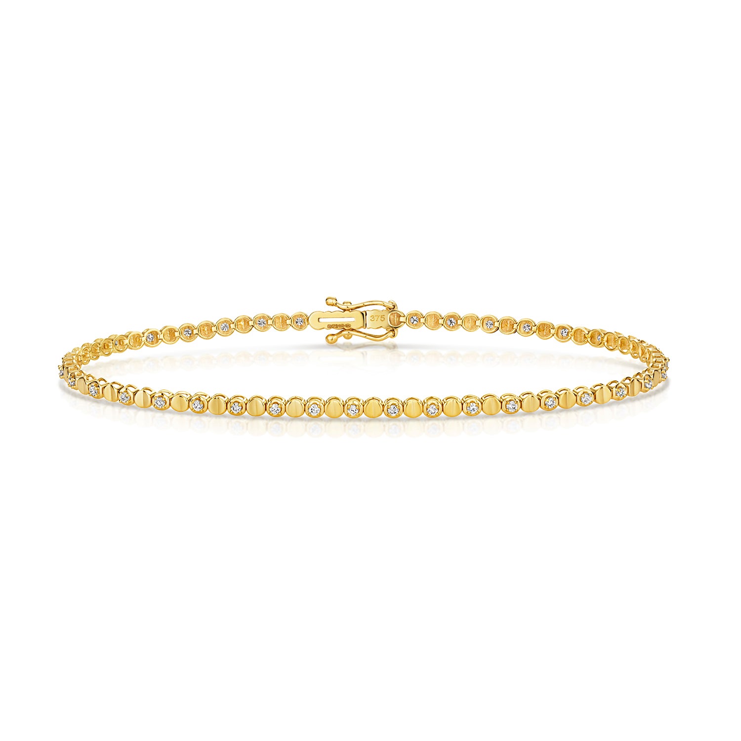 DIAMOND TENNIS BRACELET IN 9CT GOLD