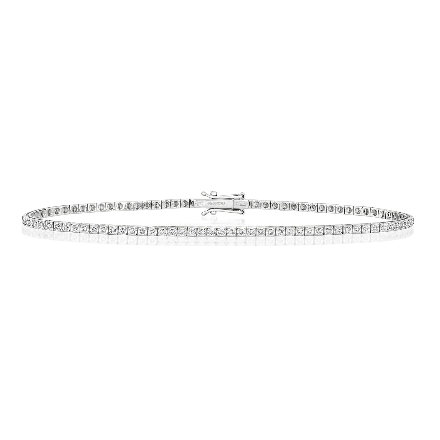 DIAMOND BRACELET IN 18CT WHITE GOLD