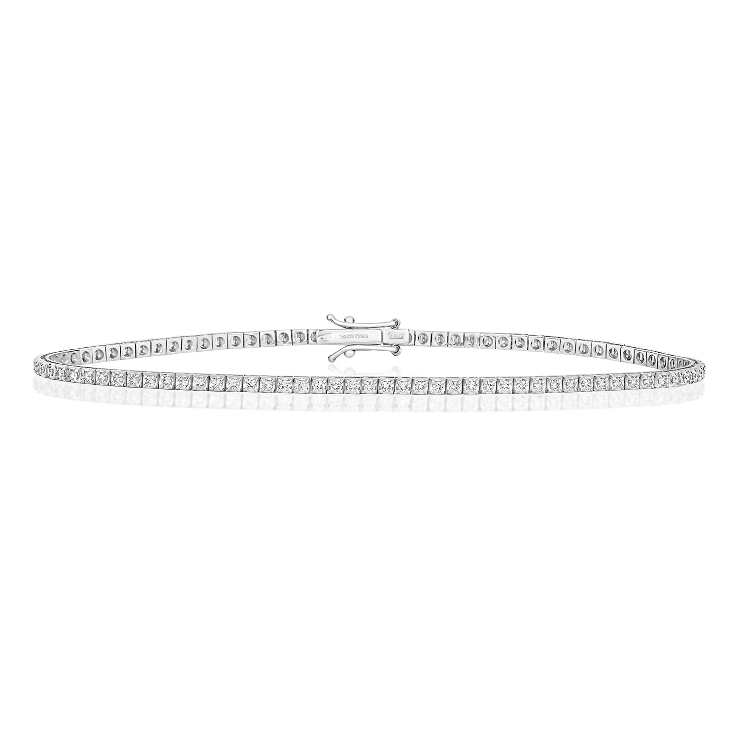 DIAMOND BRACELET IN 18CT WHITE GOLD