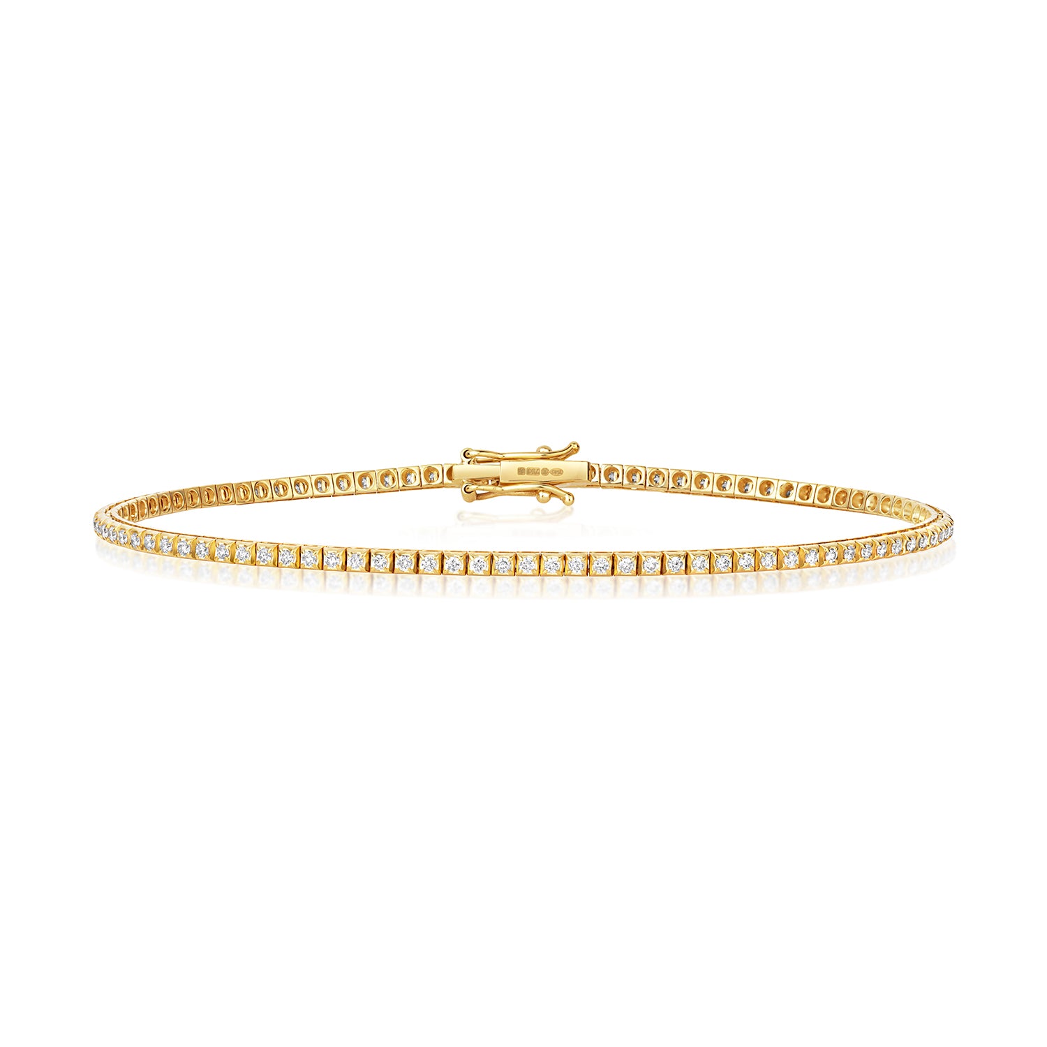 DIAMOND BRACELET IN 18CT YELLOW GOLD