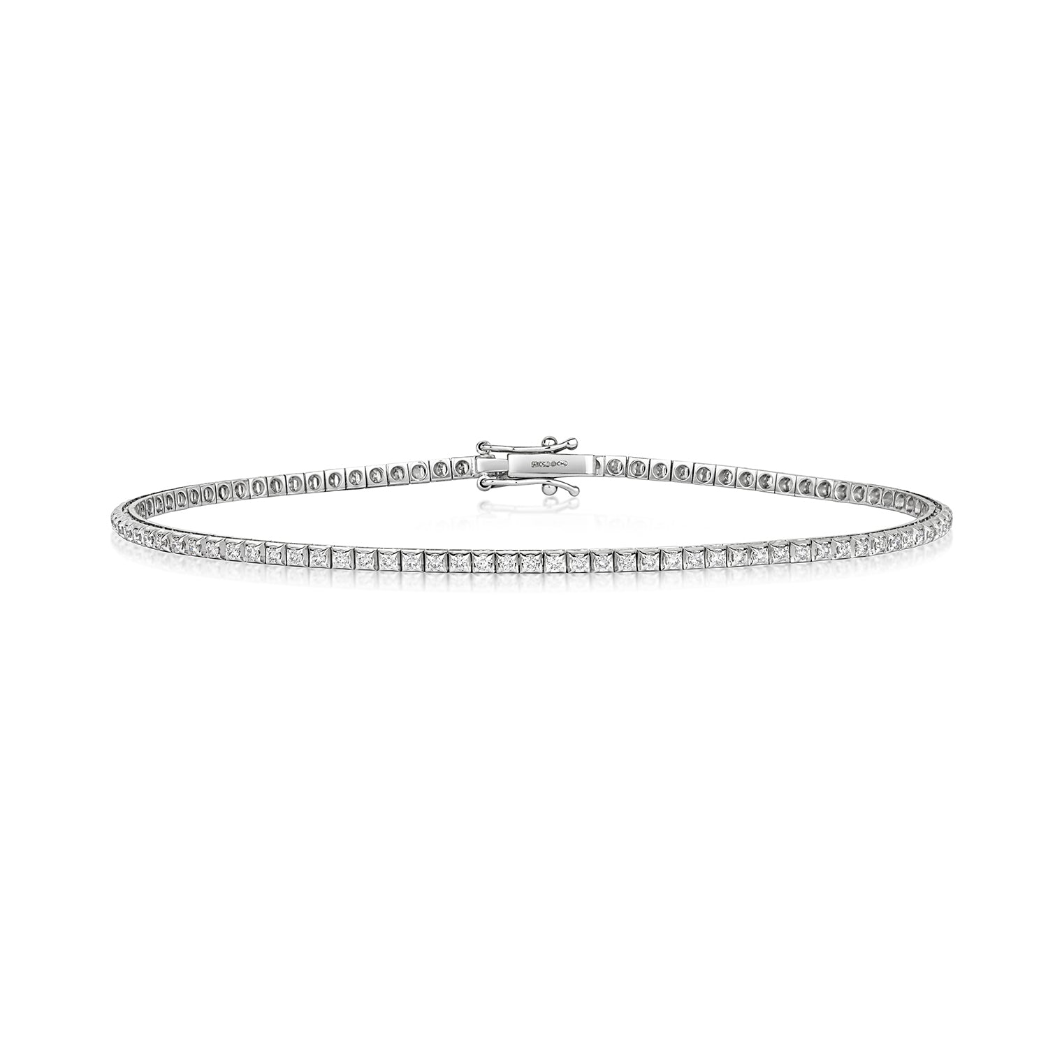 DIAMOND BRACELET IN 18CT WHITE GOLD