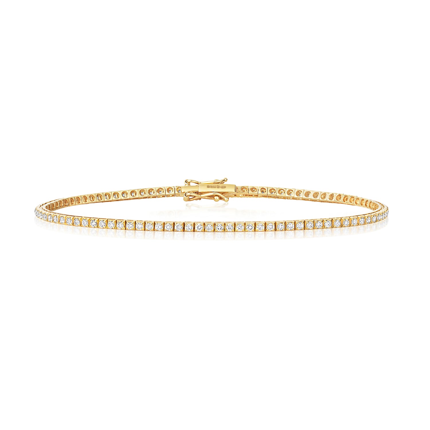 DIAMOND BRACELET IN 18CT YELLOW GOLD