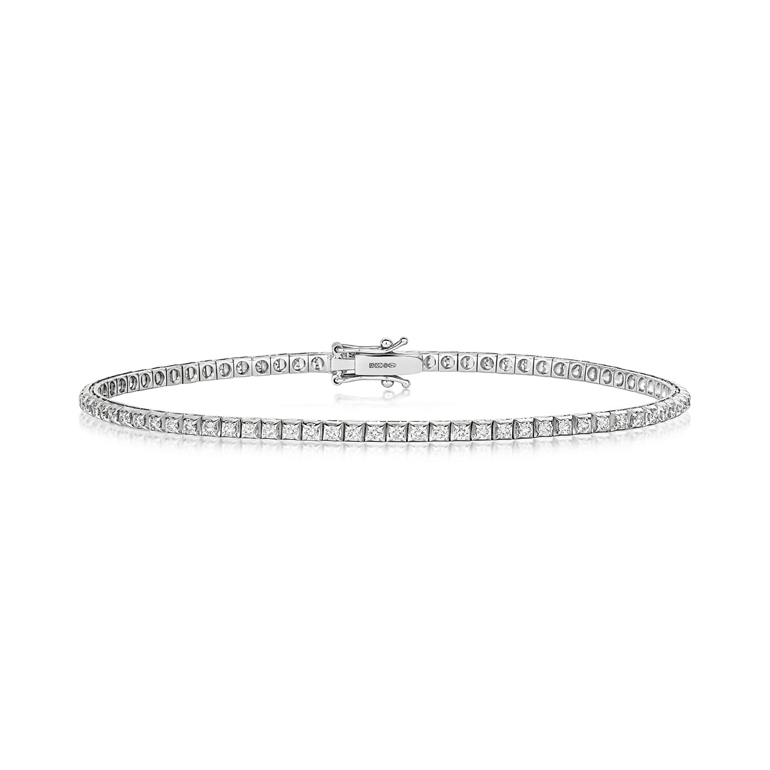 DIAMOND BRACELET IN 18CT WHITE GOLD