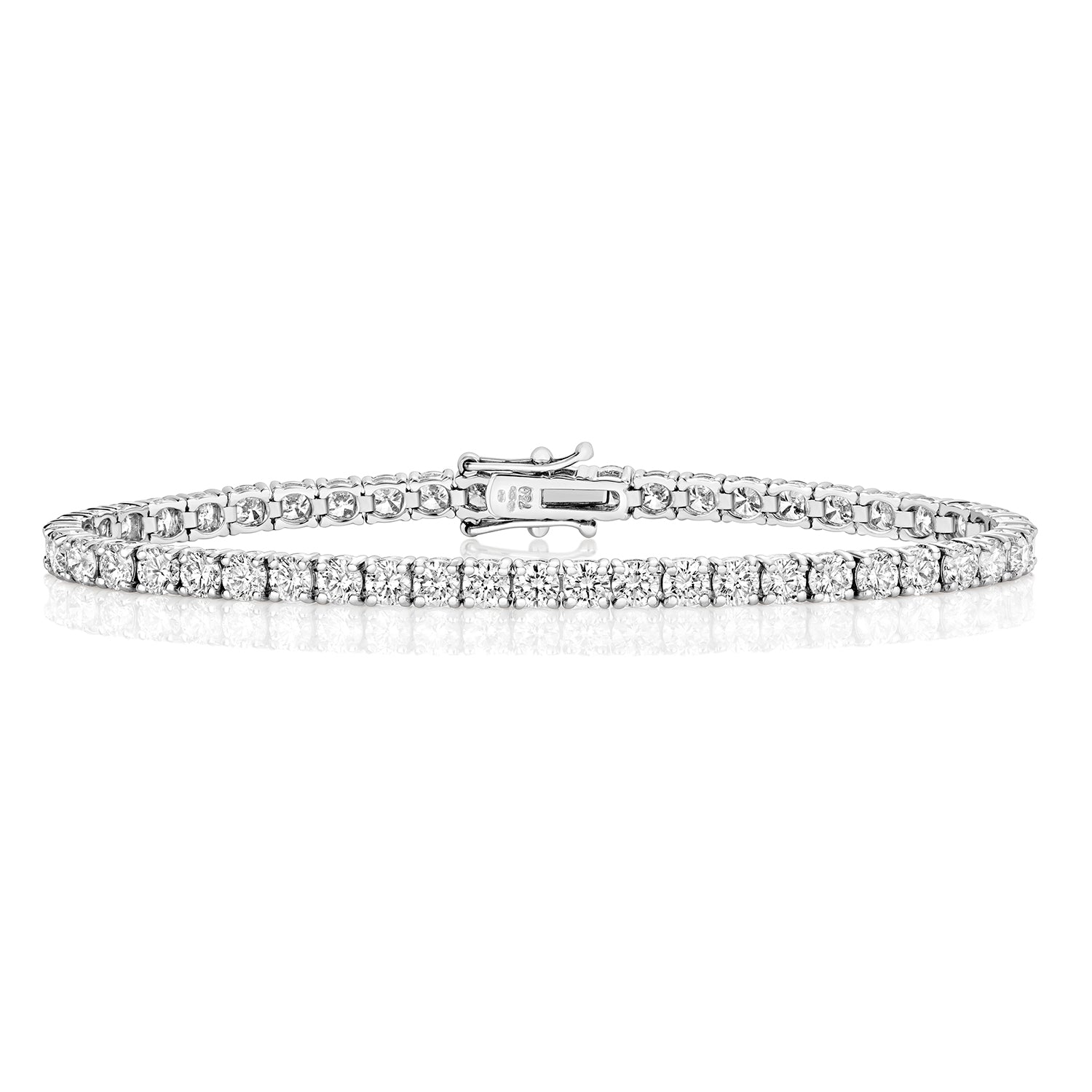 DIAMOND TENNIS BRACELET IN 18CT WHITE GOLD